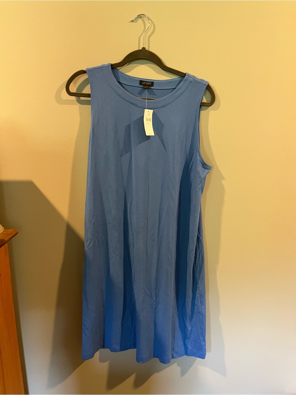 J. Jill Relaxed Crewneck Dress in Light Blue